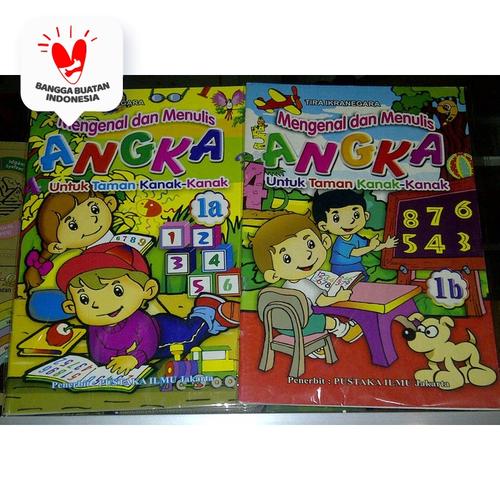 Foto Produk Buku Anak PAUD dan TK, belajar Menulis Angka, bilangan dari ALIDA