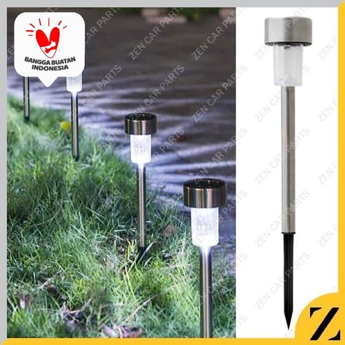 Foto Produk Lampu Taman Tancap Tenaga Matahari Surya Solar Cell LED stainless 37cm dari Zen Car Parts