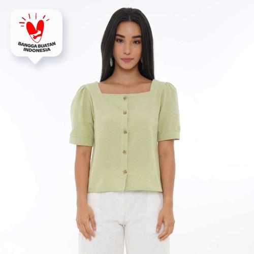 Foto Produk Julia Blouse Beatrice Clothing - Blouse Wanita - Sage dari Beatrice Clothing