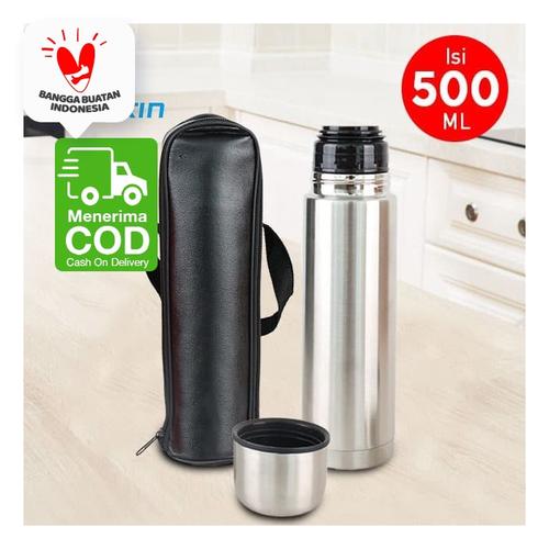 Foto Produk Termos Kapsul + Sarung 500 ml Termos Air Panas 1 liter dari SUNXIN
