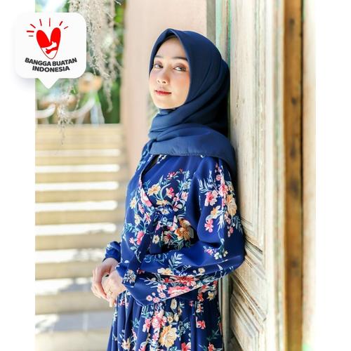 Foto Produk Tunik Muslim Korean Hanbok Daisy Royal Blue By DRESSSOFIA - M dari DRESSSOFIA