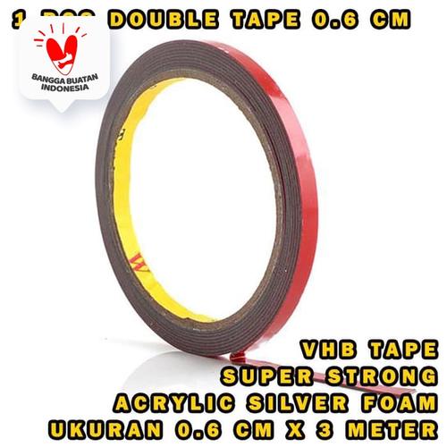 Foto Produk 3m double dobel tape 6mm isolasi perekat import dari Modifikasi Market
