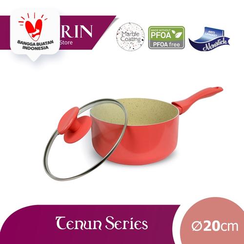 Foto Produk KIRIN SAUCEPAN | TENUN | 20 | TEFLON CLASSIC | 2.2MM - Merah Muda dari Kirin