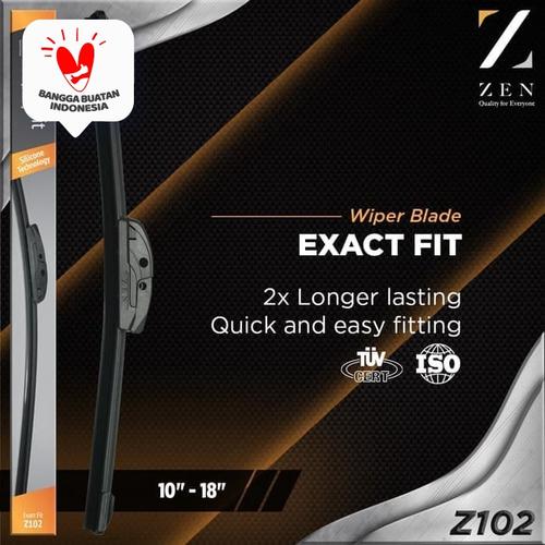 Foto Produk 1PCS WIPER FRAMELESS SILIKON SILICONE Z102 ZEN EXACT FIT 10" - 28" - 16 dari Zen Car Parts