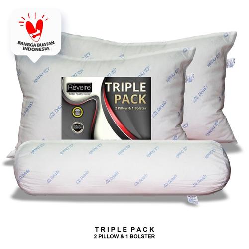 Foto Produk MIDNIGHT SALE !!! Paket Bantal & Guling Reveire Triple Pack dari The Luxe
