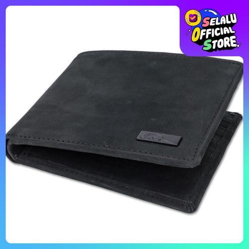 Foto Produk JFR Fashion Dompet Pria Bahan Kulit Asli JS-03 Tekstur Nu Buck - Hitam dari Jennifer Wallet
