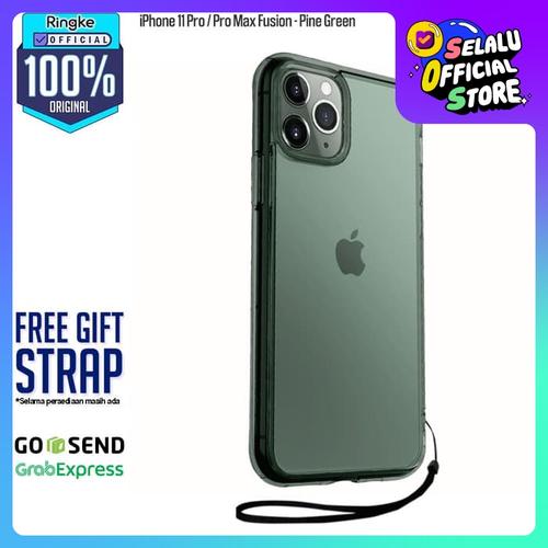 Foto Produk Rearth Ringke iPhone 11 Pro Max Fusion Anti Crack - Pine Green dari Official Ringke Partner