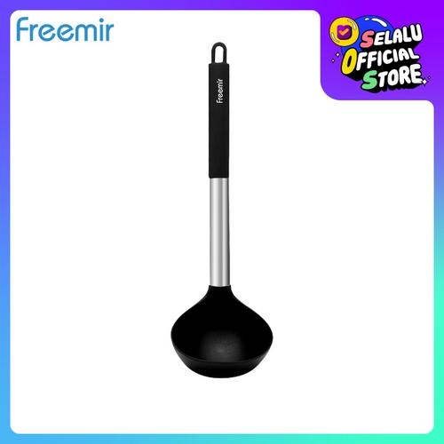Foto Produk freemir Sendok Sayur Spatula Saringan Sutil Penyaring Irus Silikon - B dari freemir Official Store