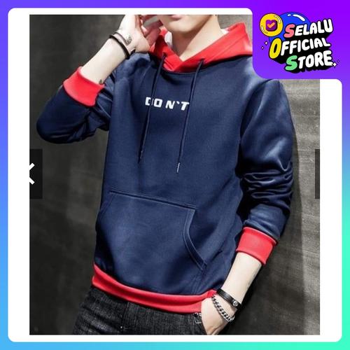 Foto Produk FortKlass DONE Sweater Hoodie Unisex Lengan Panjang Pria Wanita Kupluk - Navy dari FortKlass