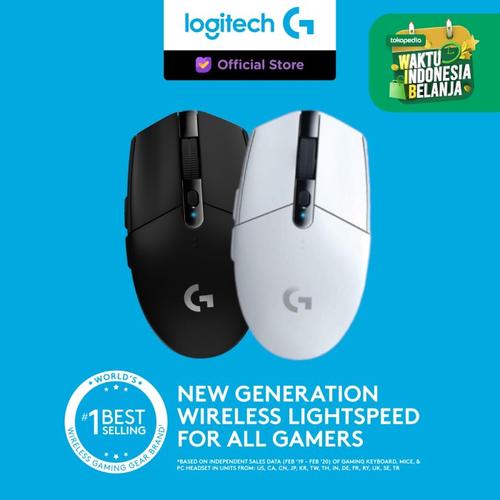 Foto Produk Logitech G304 Lightspeed Wireless Gaming Mouse - Putih dari Logitech G Official