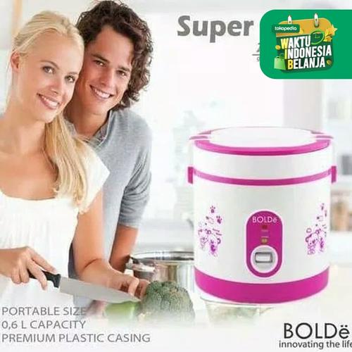 Foto Produk rice cooker mini bolde asli warna pink pemasak nasi 0,6l dari sini grosir