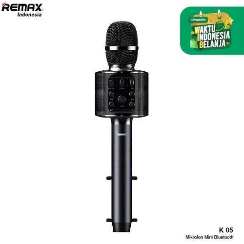 Foto Produk Remax Bluetooth Microphone K-05 - Hitam dari Remax Indonesia Official