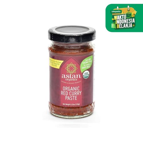 Foto Produk Asian Organics Red Curry Paste Organic 120g dari SESA Official