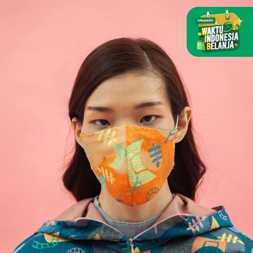 Foto Produk ZM x Tantri Namirah - Haci Orange Masker Jelita Indonesia Edisi Padang - All Size dari Zaskia Mecca Official