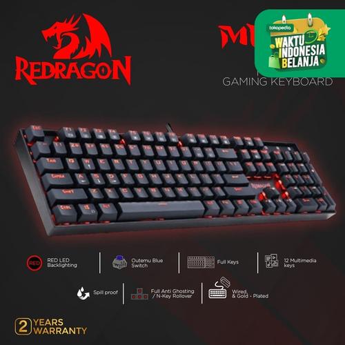 Foto Produk Redragon Gaming Keyboard Mechanical MITRA - K551 dari REDRAGON INDONESIA