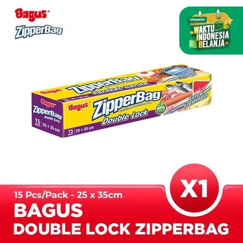 Foto Produk Bagus Zipperbag 15's - 25 cm x 35 cm dari Bagus Official Store