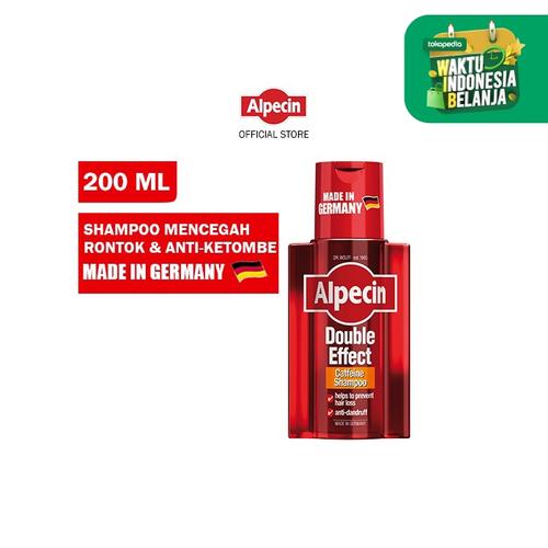 Foto Produk Alpecin Double Effect Shampo Ketombe&Rontok Pria/Dandruff Men Shampoo dari Dr Wolff Official Store