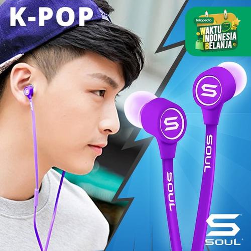 Foto Produk Soul K-POP Ultra High Performance In-Ear Earphone - Ungu dari Soul official
