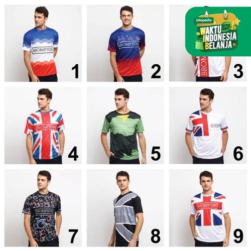 Foto Produk KAYSER Kaos Jersey Brompton Bersepeda Olahraga Dri Fit Sepeda Lipat - KODE 2, XL dari kayser official