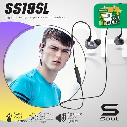 Foto Produk SS19SL High Efficiency Earphones with Bluetooth - Titanium dari Soul official
