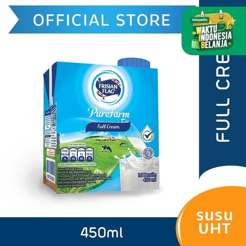 Foto Produk Frisian Flag Purefarm Susu UHT Fullcream 450ml dari Frisian Flag Official