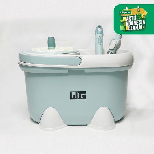 Foto Produk WNG Nest Spin Mop / Tornado Mop alat pel lantai super mop 360 spin - Tosca dari MitraBotol