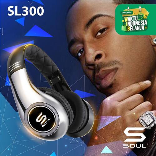 Foto Produk SOUL by Ludacris SL300 High Definition Noise Canceling Headphones - Perak dari Soul official