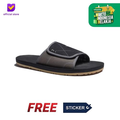 Foto Produk Sendal Pria Rumah Slip On Footstep Footwear - Comfy Black Grey - 41 dari Footstep Footwear