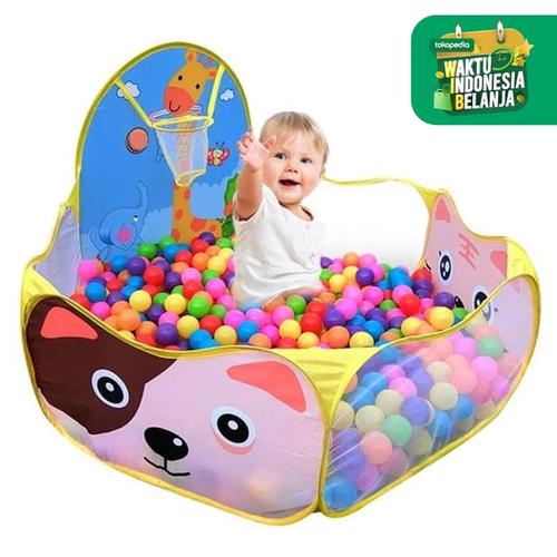 Foto Produk Keranjang Mandi Bola Jerapah Kolam 1.2m Main Bola Keranjang Basket dari Mmtoys Indonesia