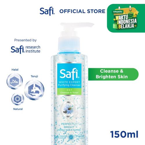 Foto Produk SAFI White Expert Cleanser 2IN1 Cleanser & Toner 150ml dari Safi Official Store