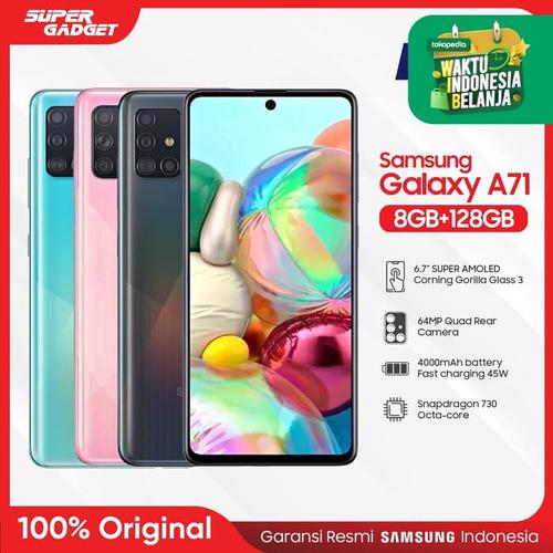 Foto Produk Samsung Galaxy A71 8GB/128GB - Garansi Resmi Sein - Blue dari SUPER_GADGET