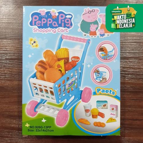 Foto Produk MB213 Mainan Anak SHOPING TROLLEY DORONGAN BELANJA MINI 926G Troli - PEPPA PIG dari Mmtoys Indonesia