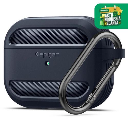 Foto Produk Case Airpods Pro Spigen Rugged Armor Carbon Fiber Softcase Slim Casing - Charcoal Gray dari Spigen Official