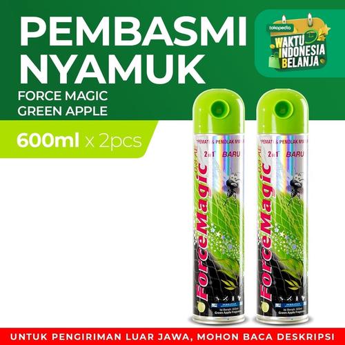 Foto Produk Force Magic Green Apple Pop Art 600 ml - Paket Hemat Isi 2 dari Enesis Official Store