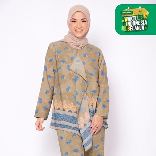 Foto Produk ZM Zaskia Mecca - Hiruka Olive Top - Jelita Indonesia - Edisi Makassar - XL dari Zaskia Mecca Official