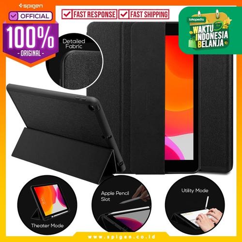 Foto Produk Case iPad 7 10.2 Inch Spigen Urban Fit Fabric Flip Cover Casing dari Spigen Official