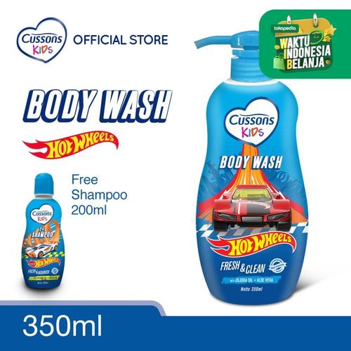 Foto Produk Cussons Kids Body Wash Hot Wheels + Gratis Shampoo dari Cussons Official Store
