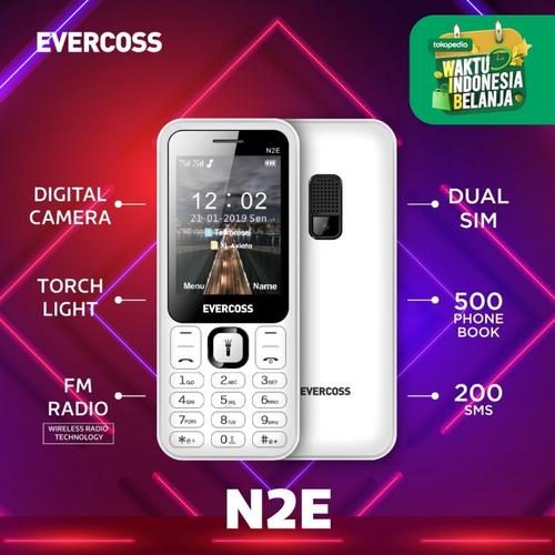 Foto Produk Hp Evercoss N2E Candy Bar Feature Phone - Resmi - Hitam dari ACS