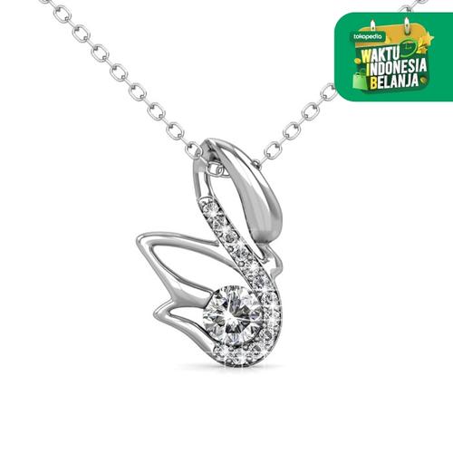 Foto Produk Swan Pendant - Kalung Crystal Swarovski by Her Jewellery dari Her Jewellery
