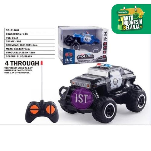 Foto Produk RC Mobil Mini Car SUV Polisi - Mainan Mobil Remote control dari ciustoys