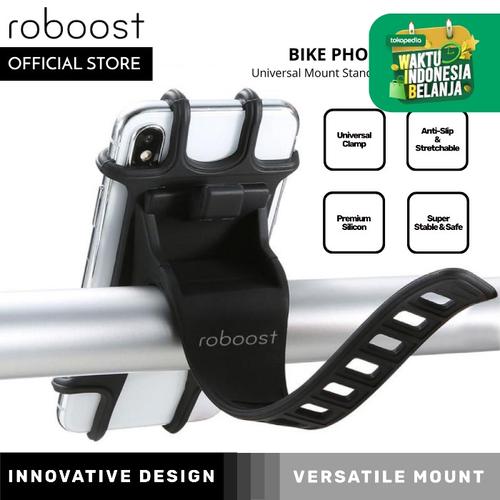 Foto Produk roboost Bike Phone Holder Universal Mount Stand for Bicycle Motor dari roboost Official Store