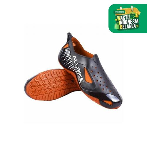 Foto Produk Sepatu Motor Biker ALL BIKE Orange Karet ALLBIKE Hitam Orange AP BOOTS - Orange, 39 dari lbagstore