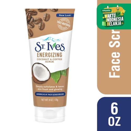 Foto Produk ST Ives Energizing Coconut & Coffee Face Scrub 170g dari Watsons Indonesia