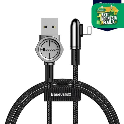 Foto Produk Lightning Cable Gaming Baseus Exciting Mobile Game Kabel Data iPhone - Hitam dari Unicase Store