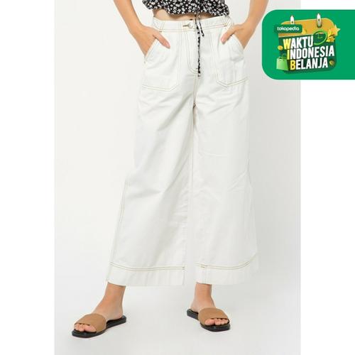 Foto Produk Colorbox Contras Cullotes Pants I:Lpwfcr221A013 Off White - OFF WHITE, XS dari Colorbox Indonesia