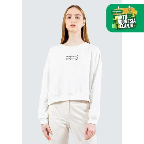 Foto Produk Colorbox Printed Sweatshirt I-Stkkey120E034 Off White - Off White, S dari Colorbox Indonesia