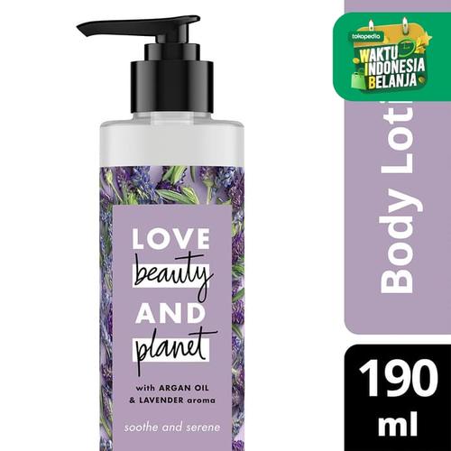 Foto Produk Love Beauty and Planet Argan Oil Lavender Body Lotion 190 ml dari Unilever Official Store