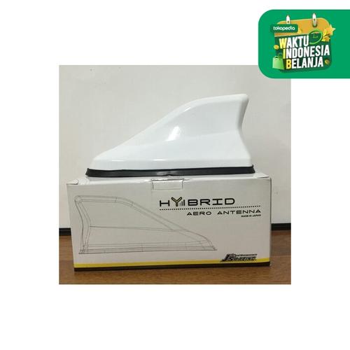 Foto Produk Antena Sirip Hiu Hybrid Putih JS Racing - Shark Fin Antena Hybrid dari vauto