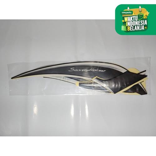 Foto Produk Striping Lis Bodi & Stiker Body Scoopy 2018 Stylish Hitam dari Lestari Motor 2