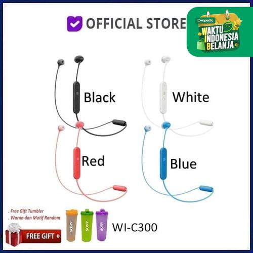 Foto Produk Sony WI-C300 Wireless In-ear Headphones WI C300 Earphone - White dari DUNIA COMPUTER & SERVICE